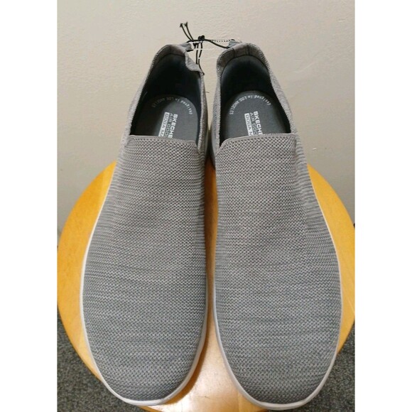 Skechers Air Cooled GoGA Mat Go Walk Stretch Men GRAY SLIP-ON Loafer Gray SZ-15 - Picture 1 of 16